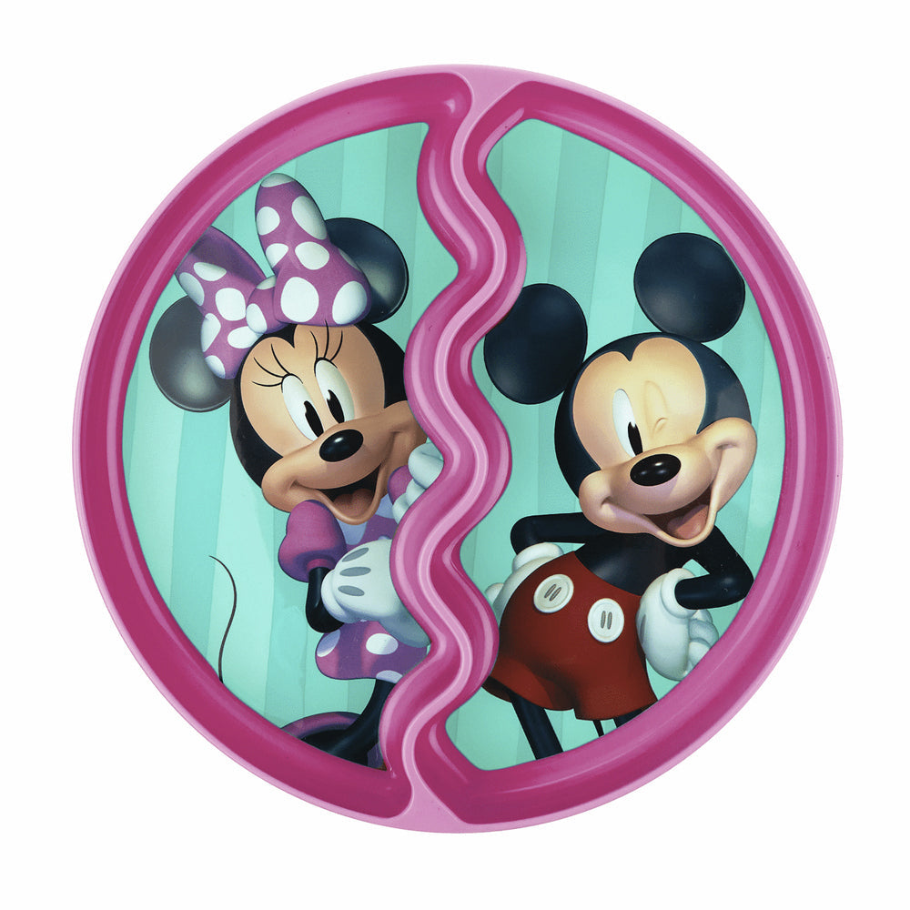Disney Junior Minnie Mouse Children's/Toddler Suction Dinner Plate 12m+ Pink (2 Pack) — image 2