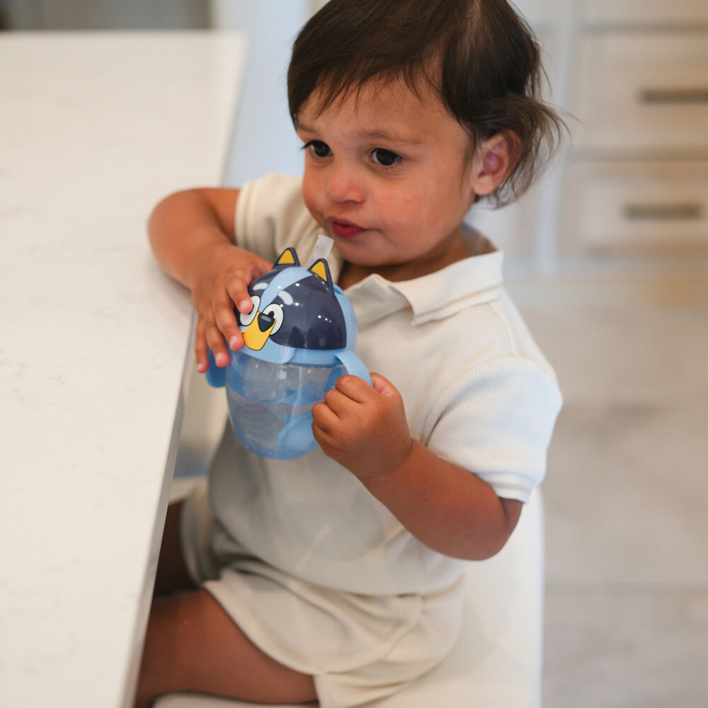 The First Years 207ml 6 Months+ Bluey Weighted Straw Trainer/Sippy Cup — image 4