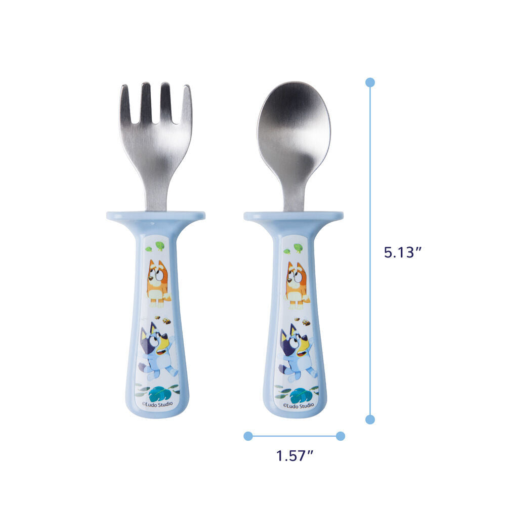 The First Years 2PK The First Years Bluey Toddler Utensils Set w/Spoon and Fork 9m+ (3 Pack) — image 7
