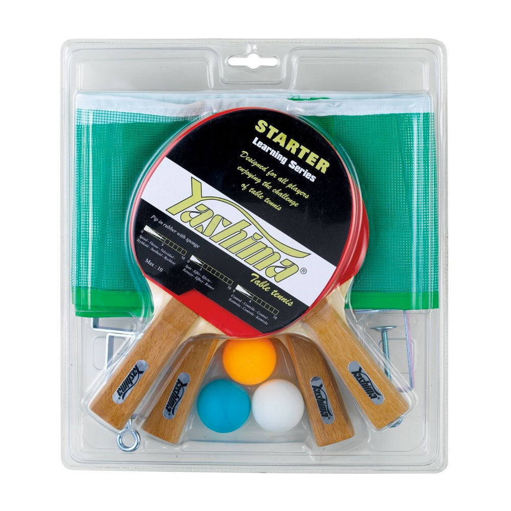 Yashima Deluxe Starter Table Tennis/Ping Pong 4 Players Learning Series Set