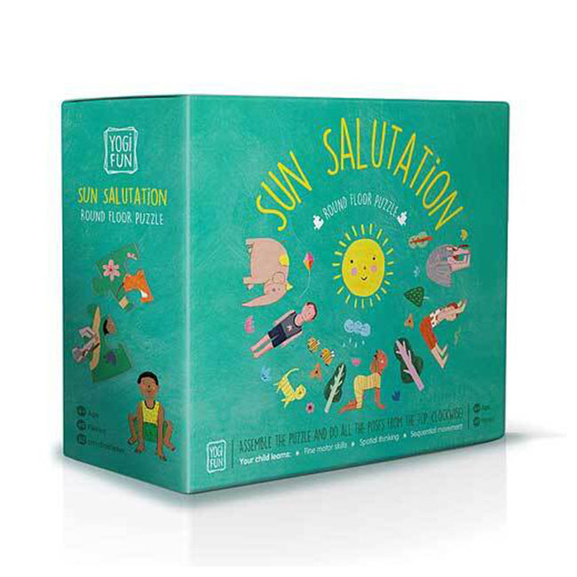 Yogi Fun Sun 50cm Salutation Kids/Children Fun Play Floor Puzzle Game 4+ (49 Pieces)