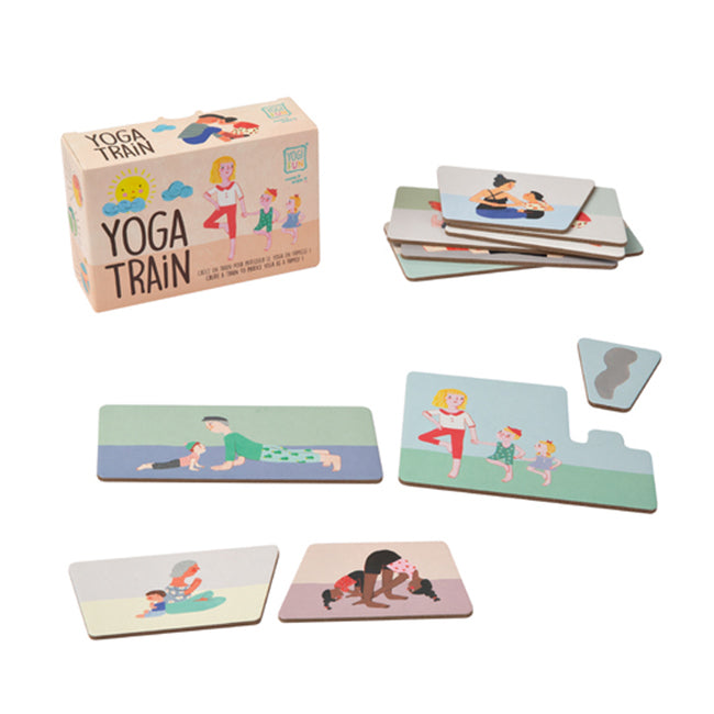Yogi Fun Train Game Yoga Kids/Children Activity Outdoor/Indoor Play Cards 5y+