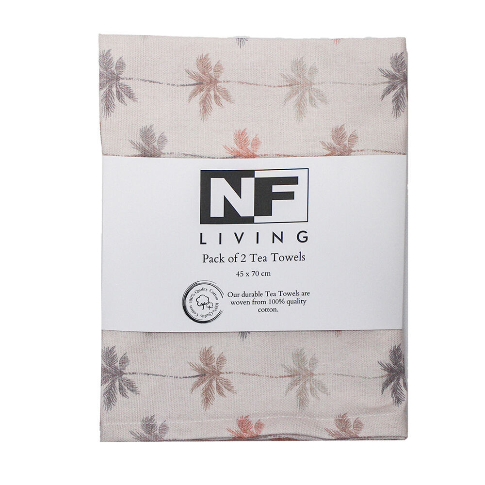 Nf-Home & Entertaining Essentials 2pc NF Home & Entertaining Essentials Lip Balm Tea Towel 45x70cm (4 Pack) — image 2