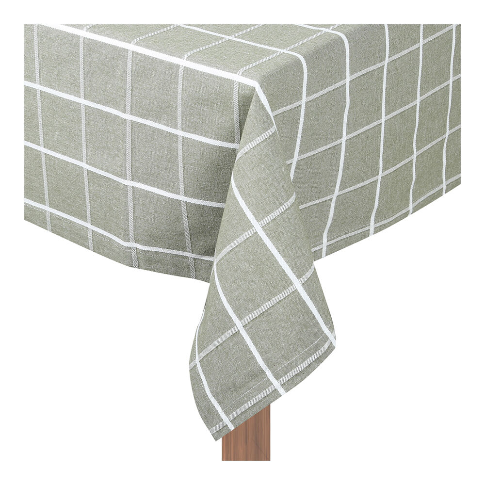 Nf-Home & Entertaining Essentials NF Home & Entertaining Essentials Greenland Table Cloth 180x150cm Grid Green — image 2