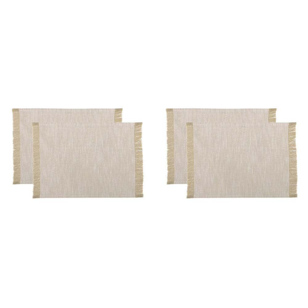 Nf-Home & Entertaining Essentials 2pc NF Home & Entertaining Essentials Elysian Placemat 33x45cm Solid Taupe (2 Pack)