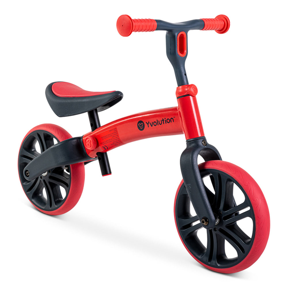 Yvolution Velo Junior Balance Bike Kids/Children Ride On Push Toy Red 18m+ — image 2