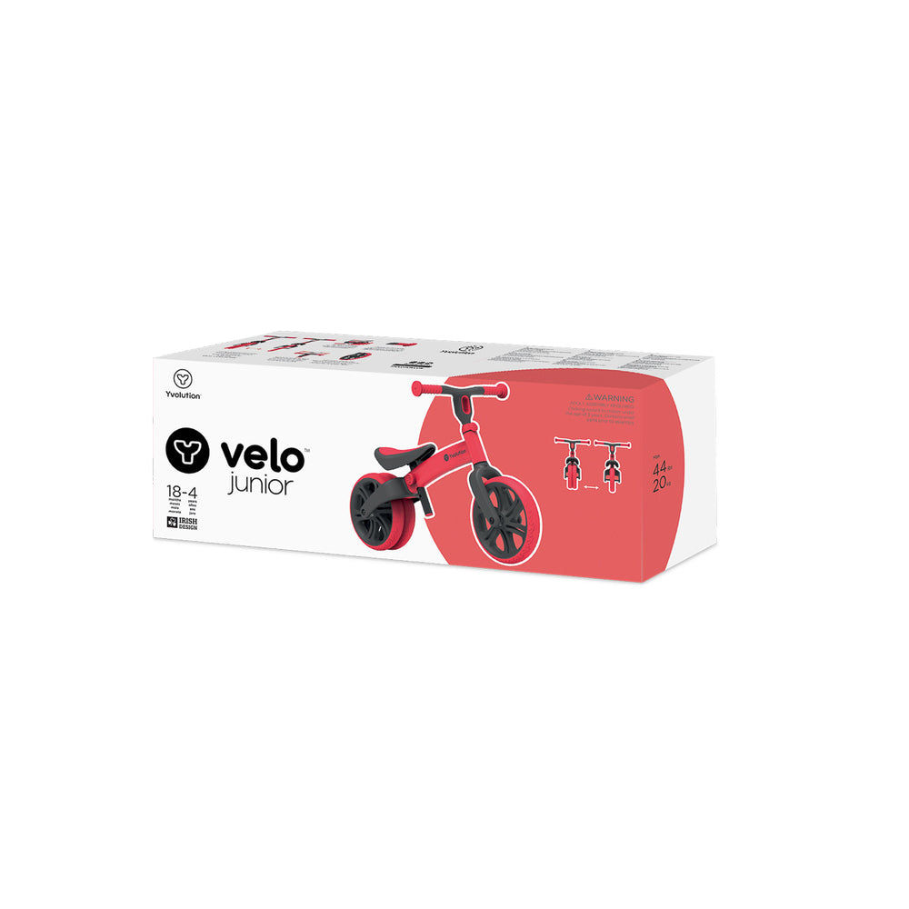Yvolution Velo Junior Balance Bike Kids/Children Ride On Push Toy Red 18m+ — image 9