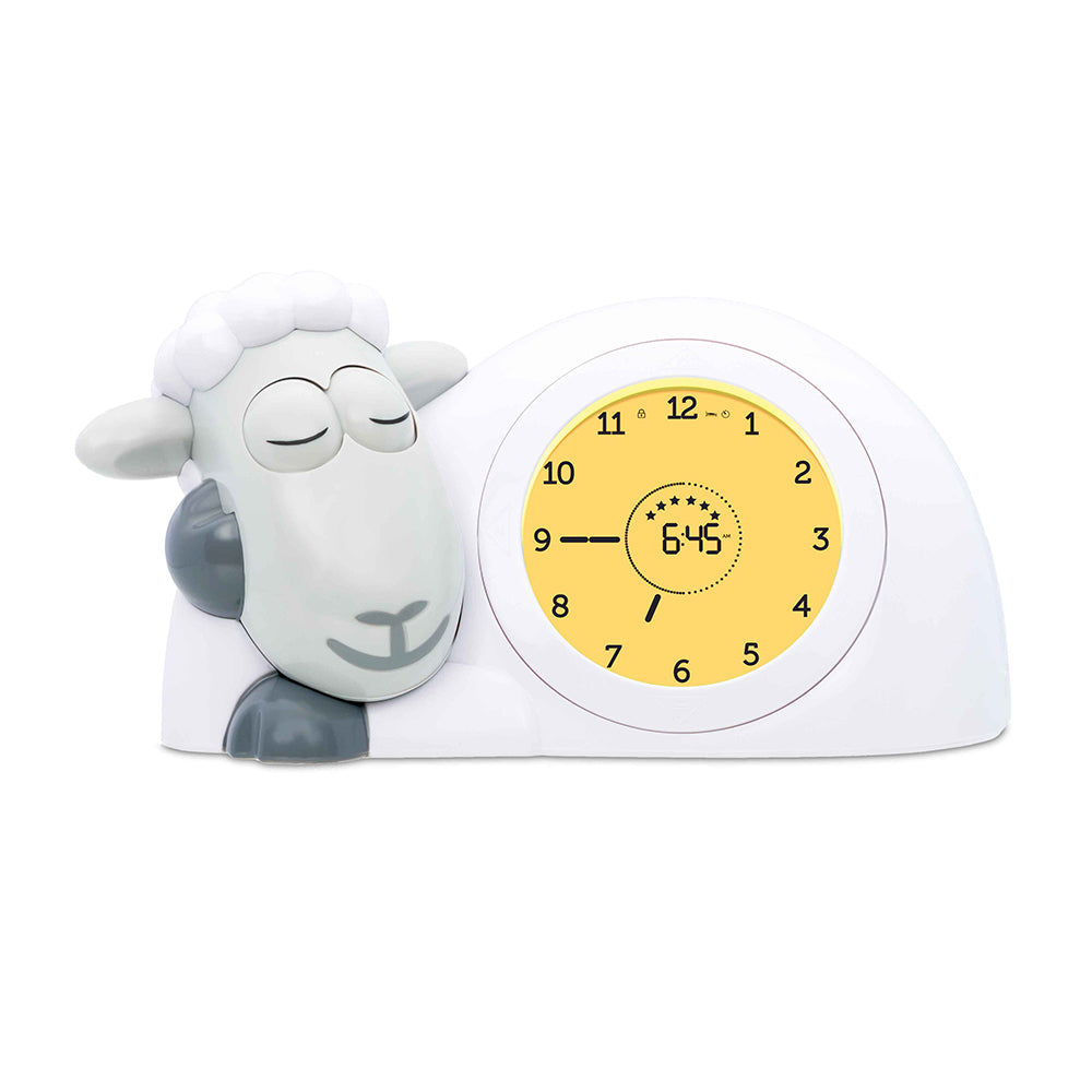 Zazu Sam the Lamb 20cm Sleep Trainer/Clock Night Light for 2y+ Baby/Toddler Grey — image 2