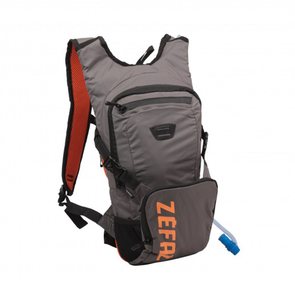 Zefal Z Hydro XC Hydration Water Backpack Outdoor Cycling Dark Grey Orange 2L