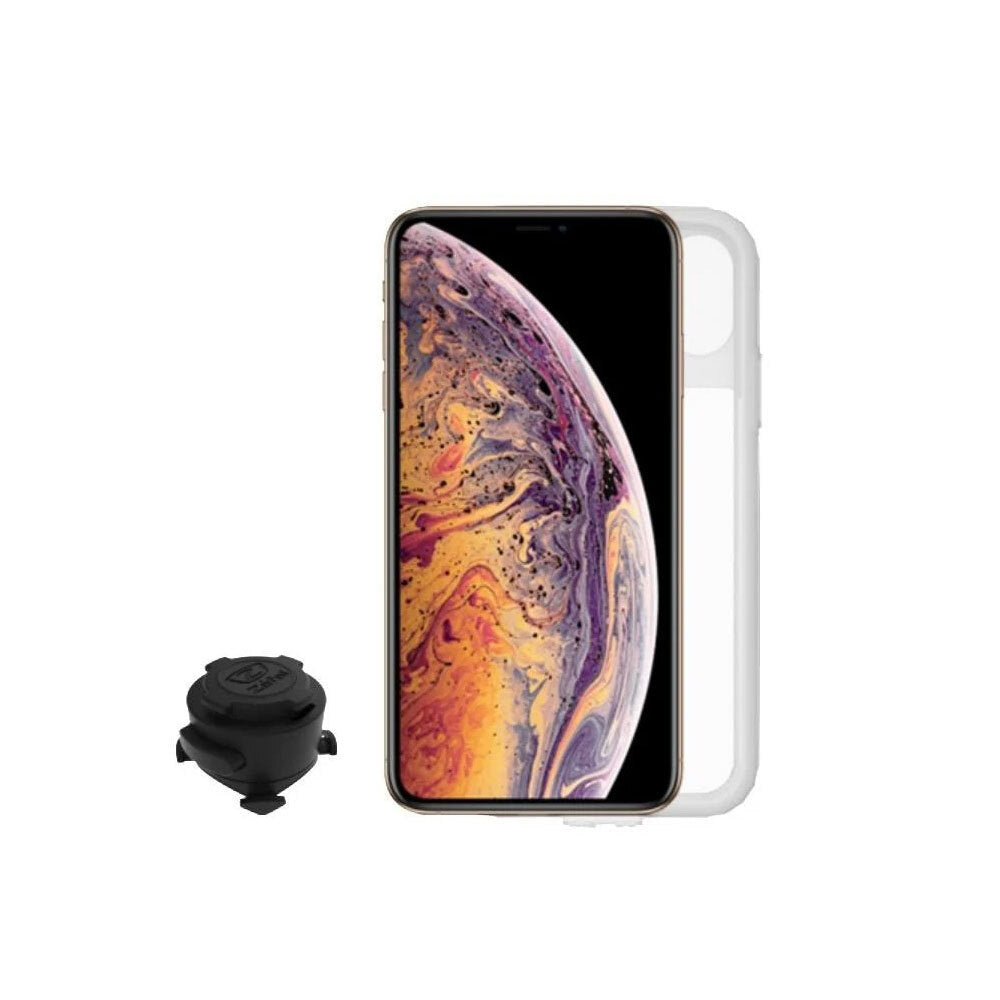 Zefal iPhone XS Max Case/Rain Cover Lightweight Bike Mounting Kit Black