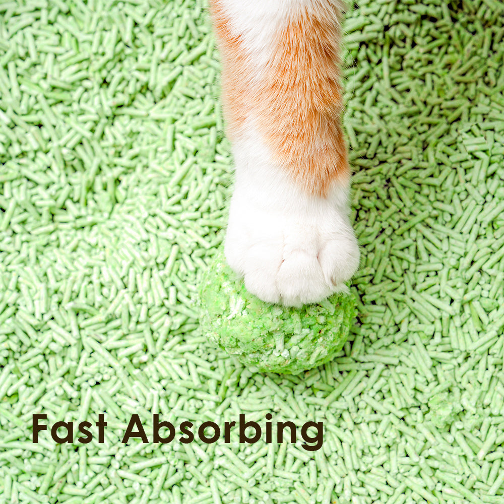 Zodiac 7L/2.5kg Fruity Tofu Soy Pulp Pet Cat Litter Absorbent/Clumping Green Tea — image 3