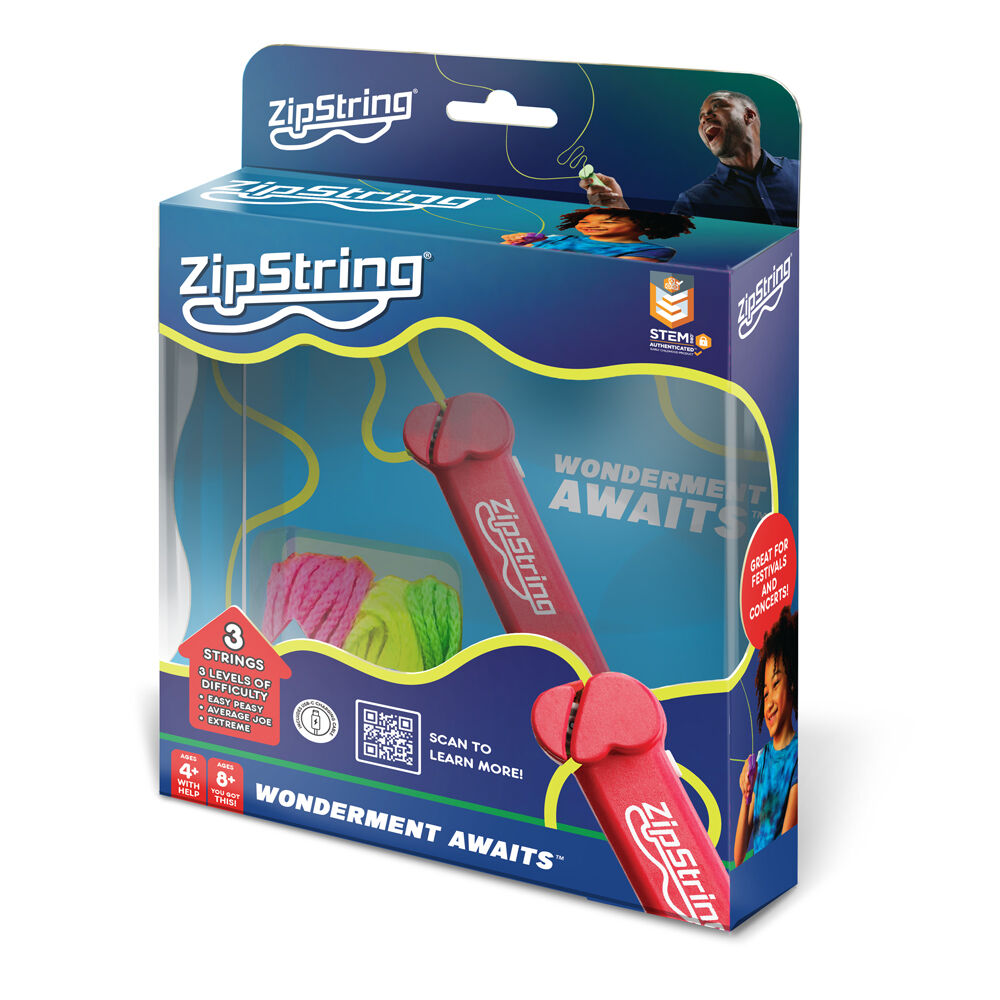 Zipstring String Launcher Fidget STEM Toy Rechargeable 10.7x3.3cm Assorted 8y+ — image 2