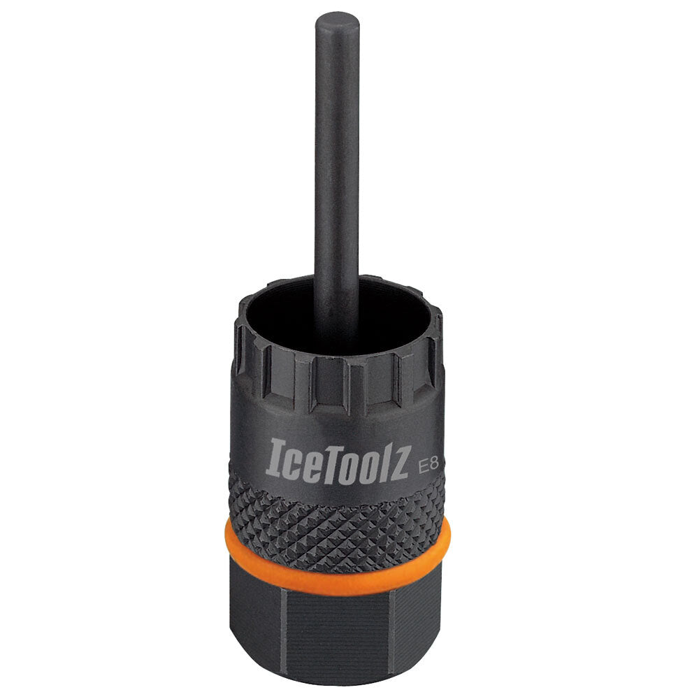 Icetoolz Cycling Shimano CS Cassette Tool w/ 5mm Guide Pin for Bicycle/Bike BLK