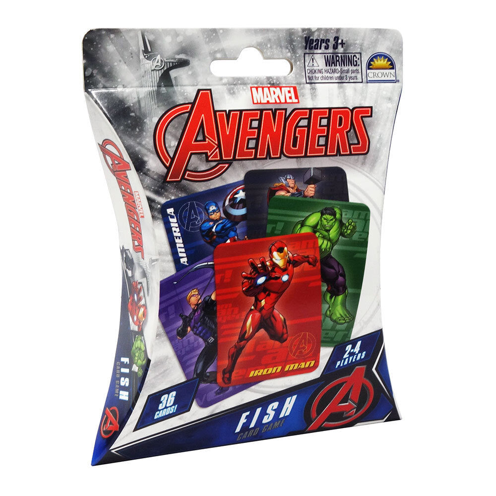 Marvel 36pc Avengers Snap/Fish Playing Deck Card Educational Games/Toys Kids 3y+ (2 Pack) — image 2