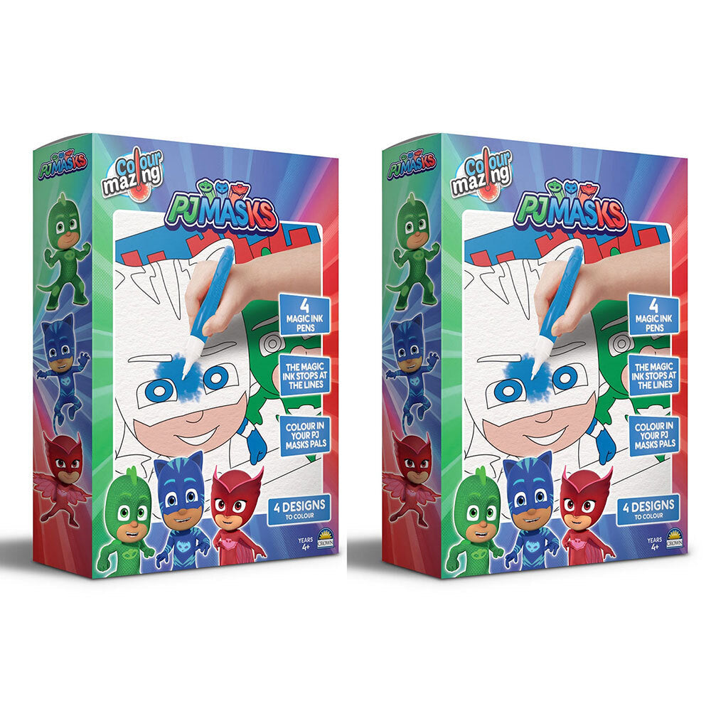 Colourmazing Colour Mazing - PJ Masks (2 Pack)