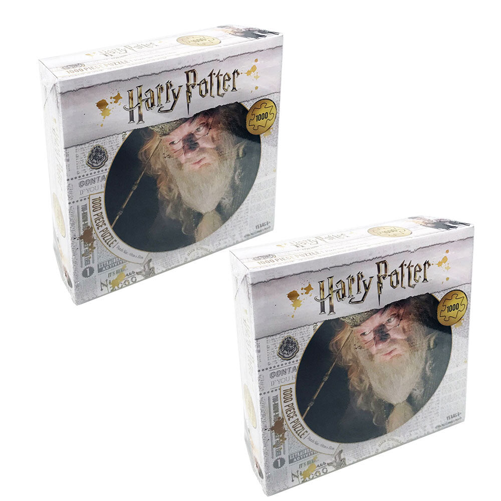 Harry Potter 1000pc Harry Potter Dumbledore Face 69cm Jigsaw Puzzle Kids 8y+ Toy/Game (2 Pack)