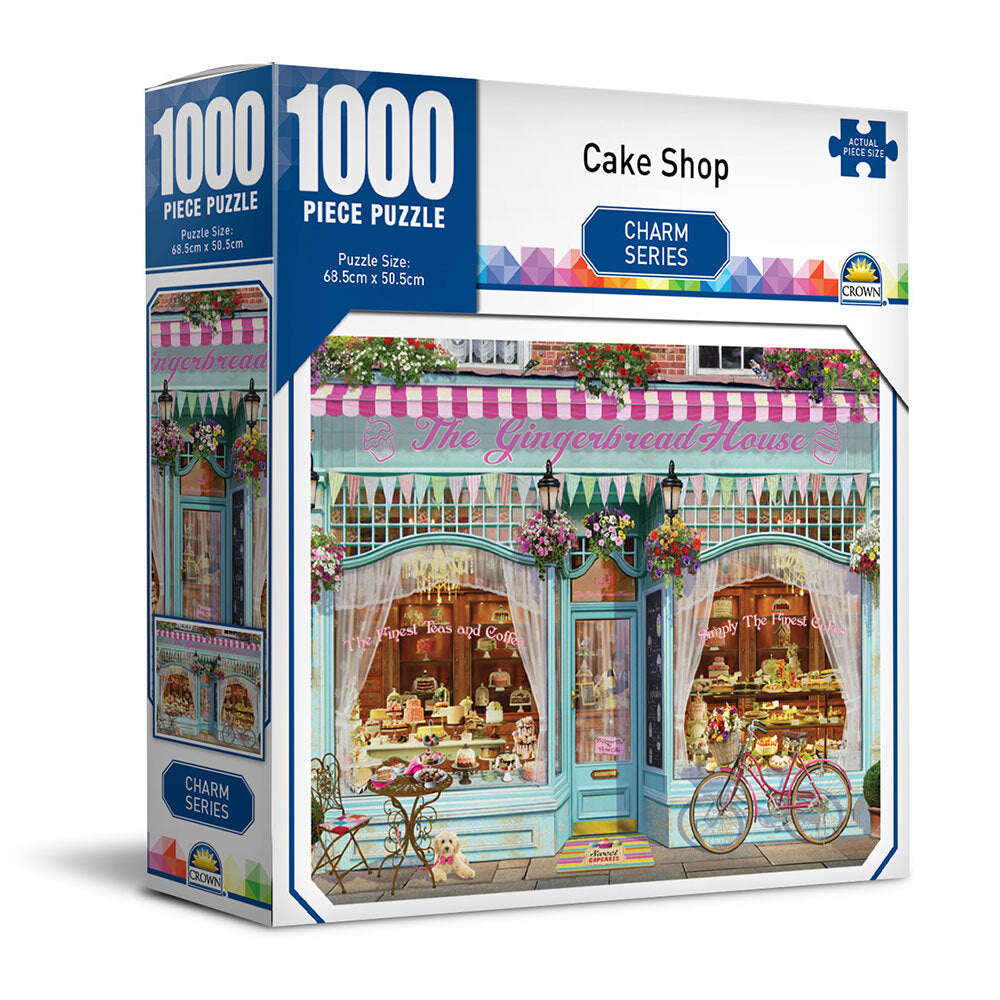 Crown Charm Series Cake Store 68.5cm Jigsaw Puzzle Toys 8y+ Family/Kids (1000 Pieces)