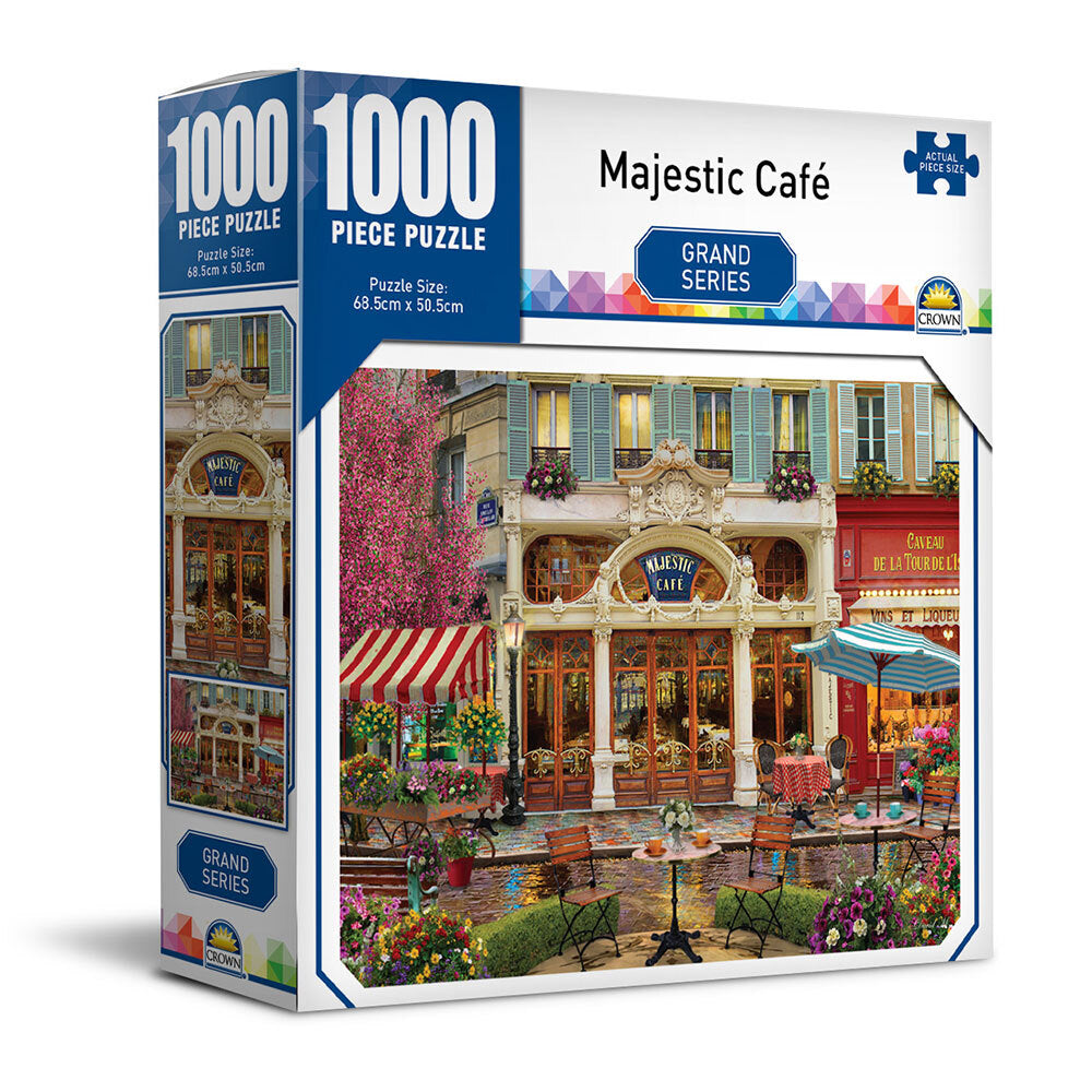 Crown Grand Series Majestic Cafe 68.5cm Jigsaw Puzzle Toy 8y+ Family/Kids (1000 Pieces)