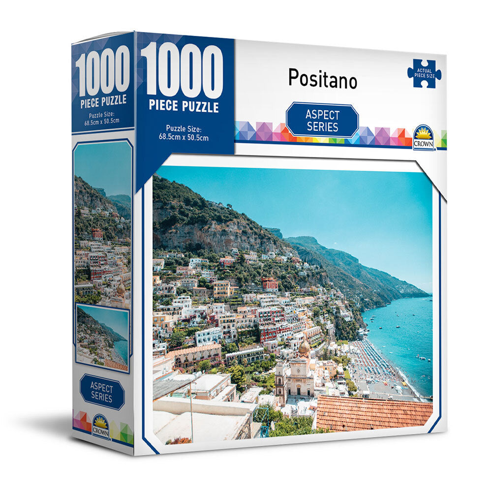 Crown Aspect Series Positano 68.5cm Jigsaw Puzzle Toys 8y+ Family/Kids (1000 Pieces)