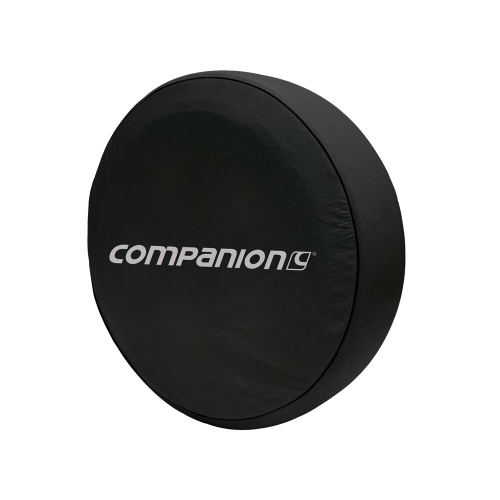 Companion Caravan Wheel Cover Protector For 27'' Spare Tire/Tyres Black (2 Pack) — image 2