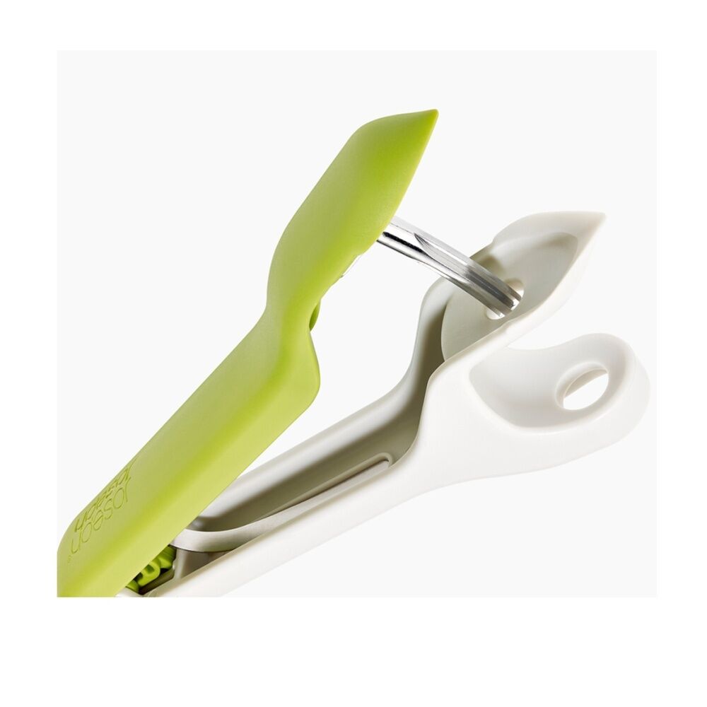 Joseph Joseph Tweezy 2-in-1 Pitter and Huller Kitchen Utensil Stone/Green (2 Pack) — image 7