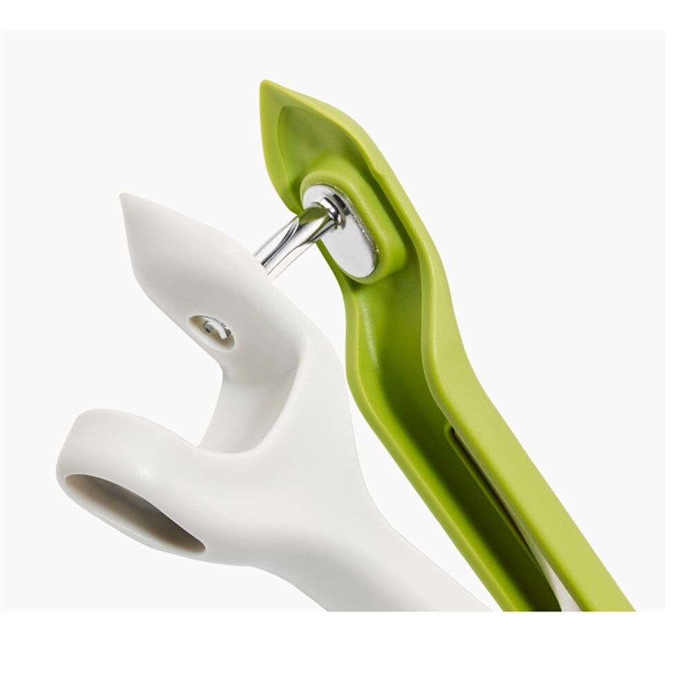 Joseph Joseph Tweezy 2-in-1 Pitter and Huller Kitchen Utensil Stone/Green (2 Pack) — image 8