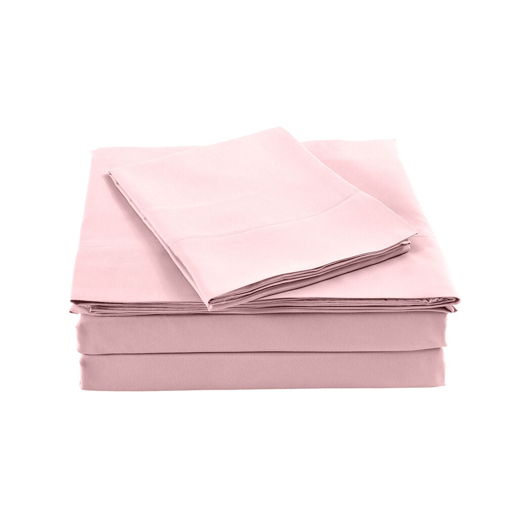 Royal Comfort Sheet Set/2x Pillowcases Blended Bamboo Bubble Bath