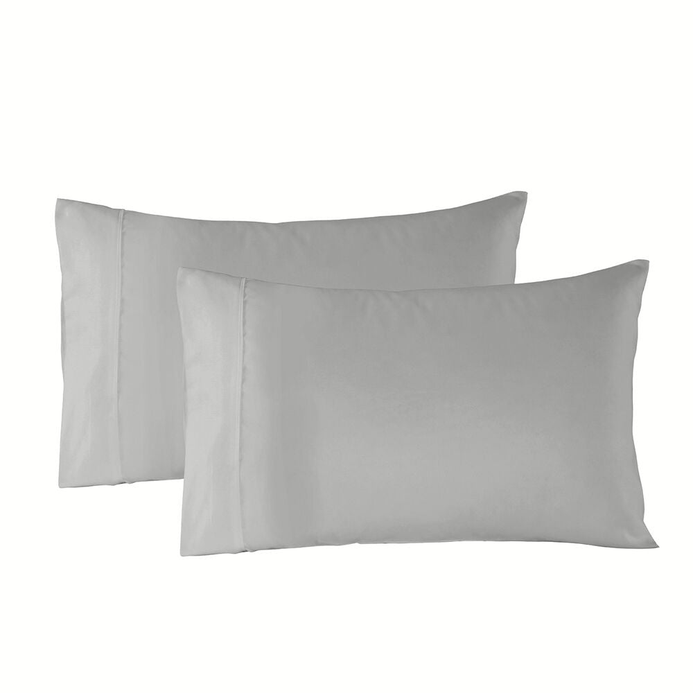 Royal Comfort Sheet Set/2x Pillowcases Blended Bamboo Light Grey — image 3