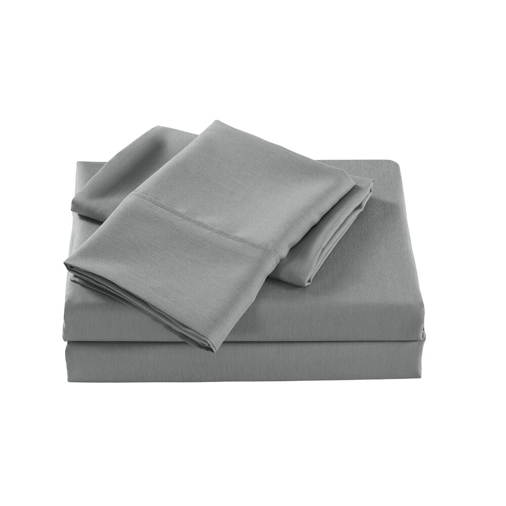 Royal Comfort Sheet Set/2xPillowcase Bamboo Cooling 2000TC Mid