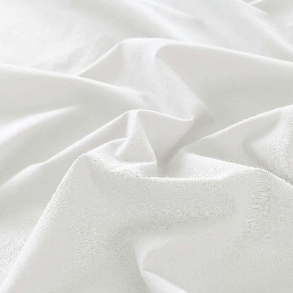 Royal Comfort Cotton Bed Sheet Vintage Washed White — image 7