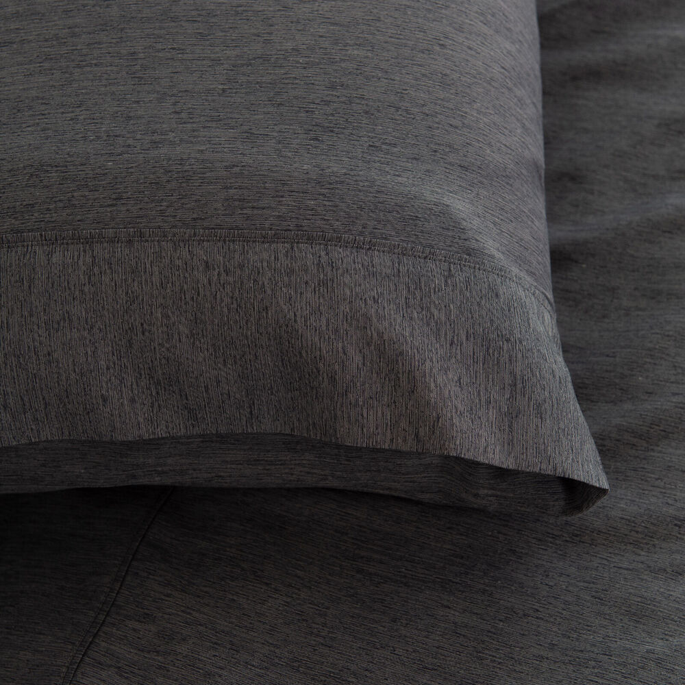 Royal Comfort Sheet Set/2x Pillowcases Bamboo Cooling 3000TC Charcoal — image 8