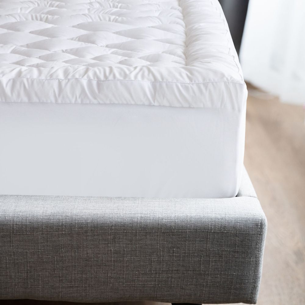 Royal Comfort 1200GSM Deluxe 7-Zone Mattress Topper - White — image 2
