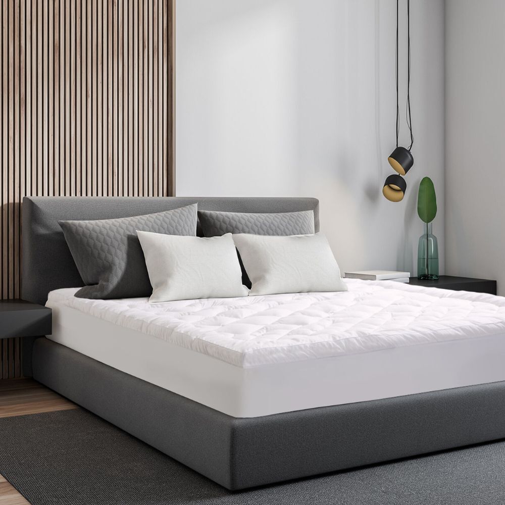 Royal Comfort 1200GSM Deluxe 7-Zone Mattress Topper - White — image 6