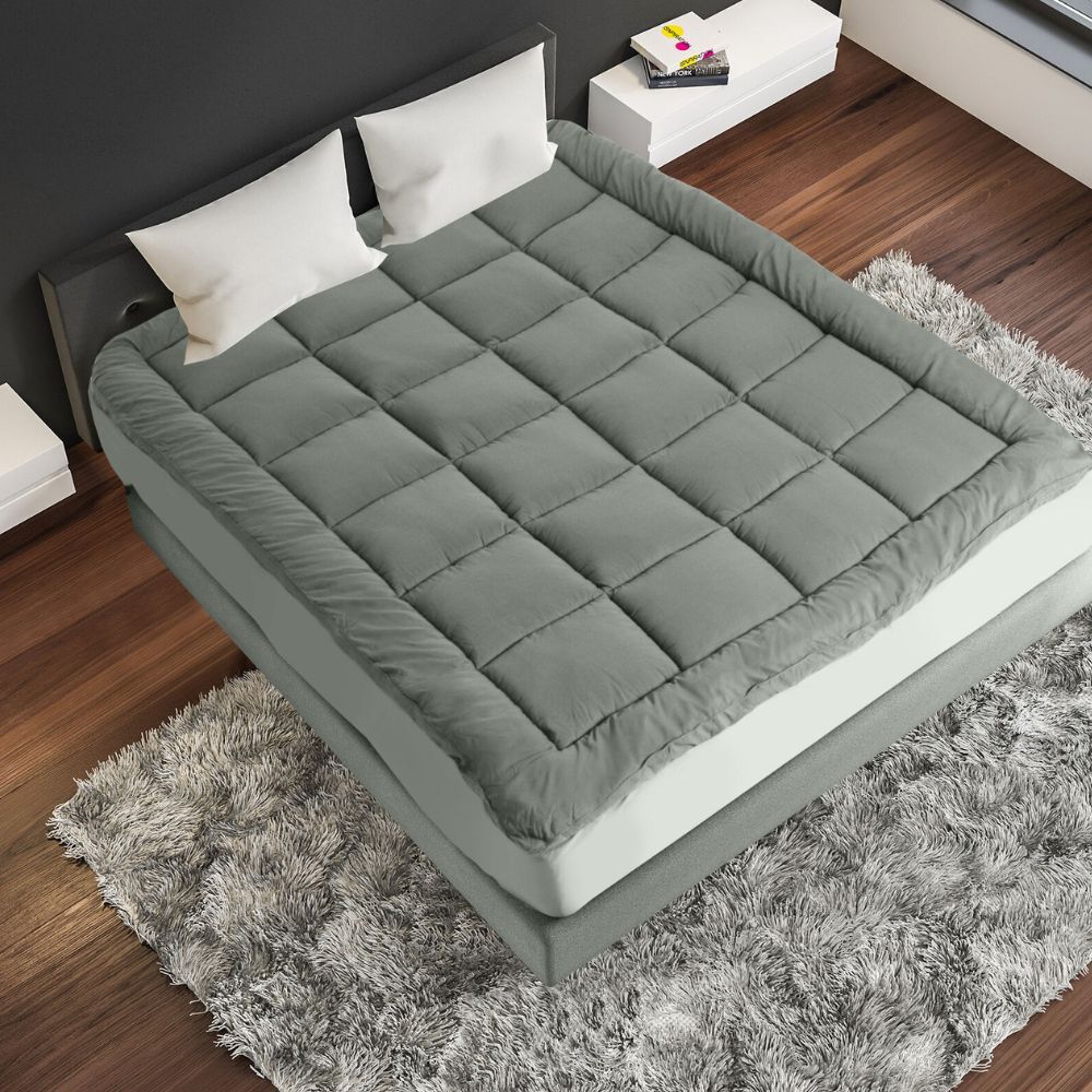 Royal Comfort Charcoal Bamboo Mattress Topper - Grey — image 3