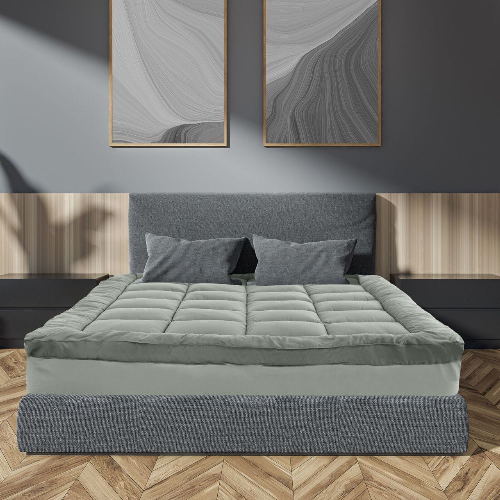 Royal Comfort Charcoal Bamboo Mattress Topper - Grey — image 8
