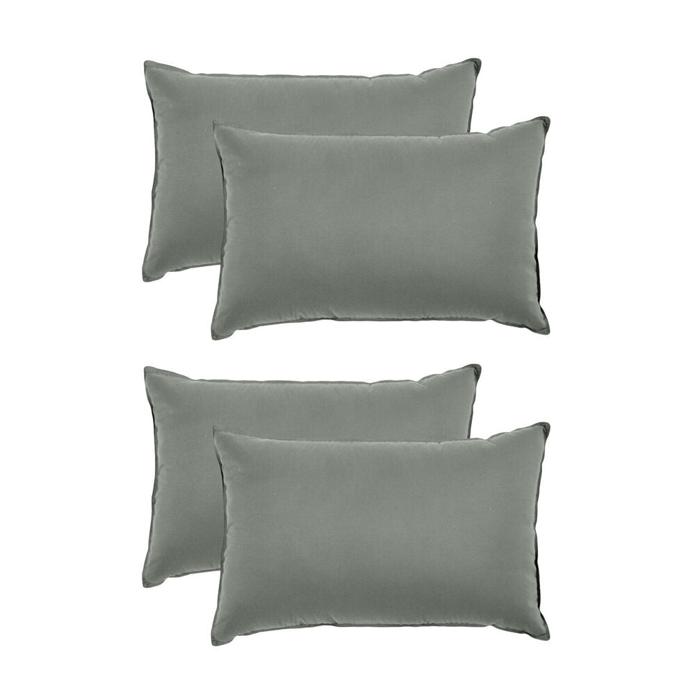 Royal Comfort 2pc Royal Comfort Bamboo Charcoal Bedding Pillow Soft Cushion 50x75cm Grey (2 Pack)