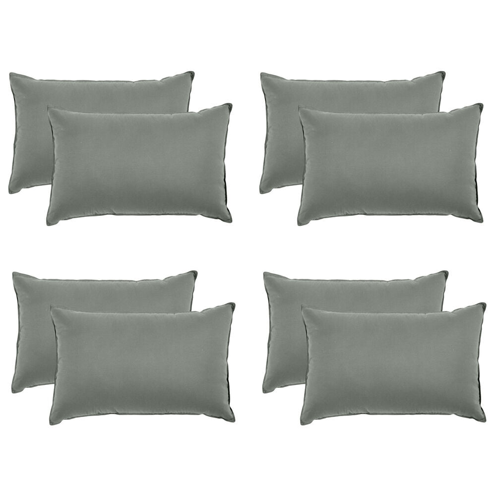 Royal Comfort 2pc Royal Comfort Bamboo Charcoal Bedding Pillow Soft Cushion 50x75cm Grey (4 Pack)