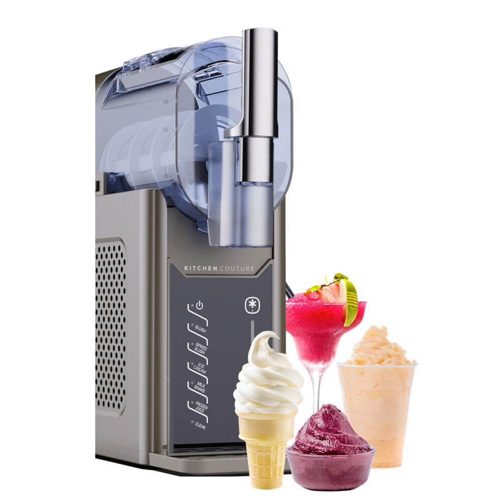 Kitchen Couture 2L Frozen Slushie Drinks & Soft Serve Ice Cream Maker Machine