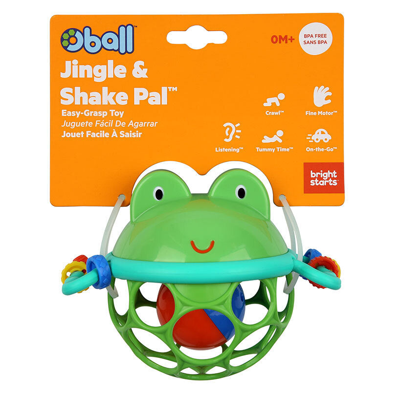 Bright Starts Oball Jingle & Shake Froggy Rattle Toys Pal Kids/Toddler 0m+ (2 Pack) — image 3