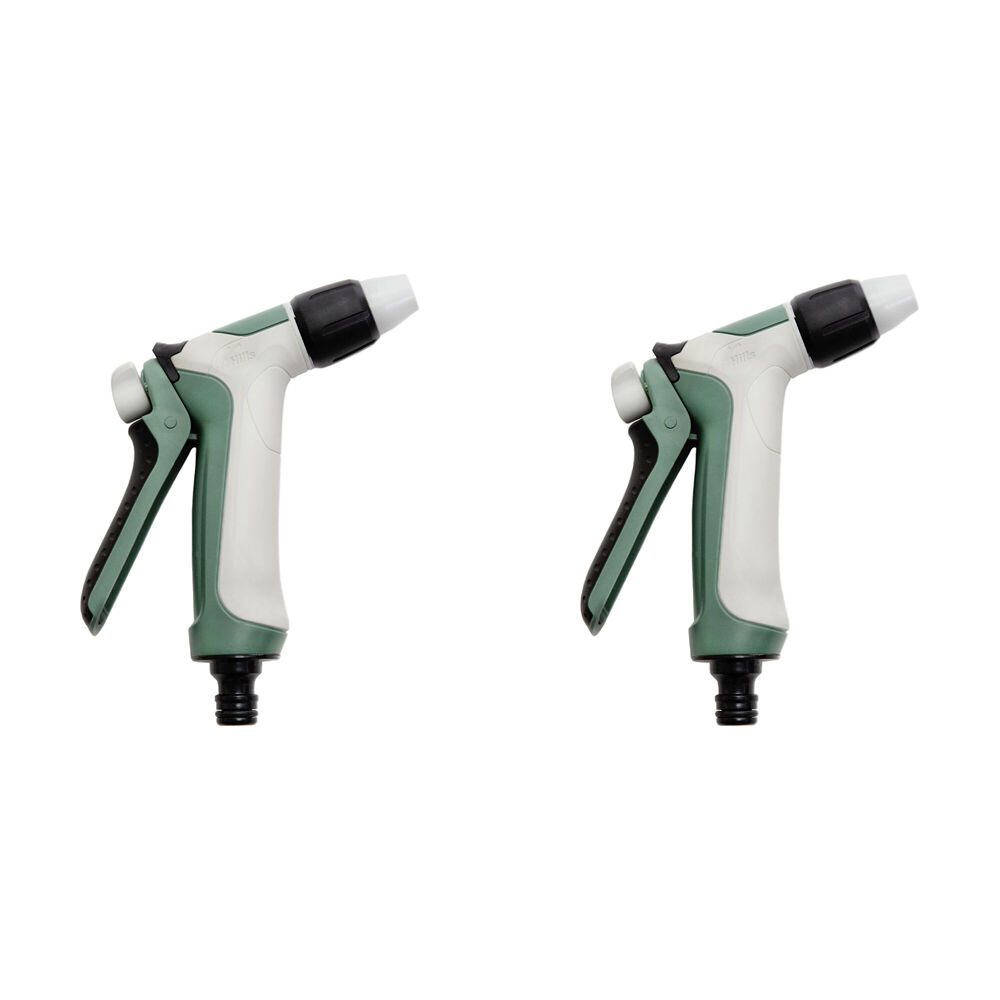 Hills Iconic Lightweight Jet Gun Nozzle w/ Trigger Lock Durable UV Protected (2 Pack)