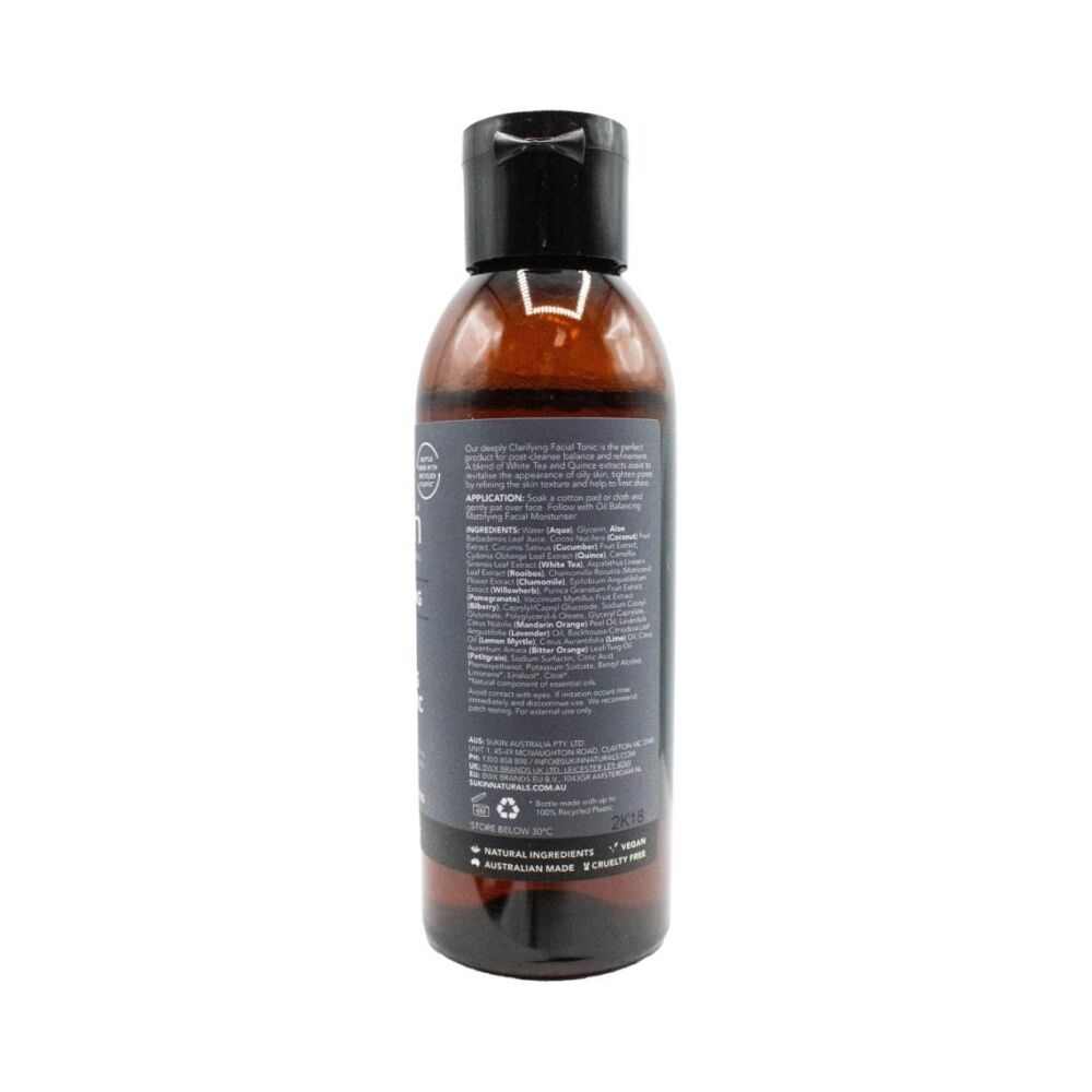 Sukin Oil Balancing Clarifying Facial Tonic Paraben Free Skincare 125ml (6 Pack) — image 4