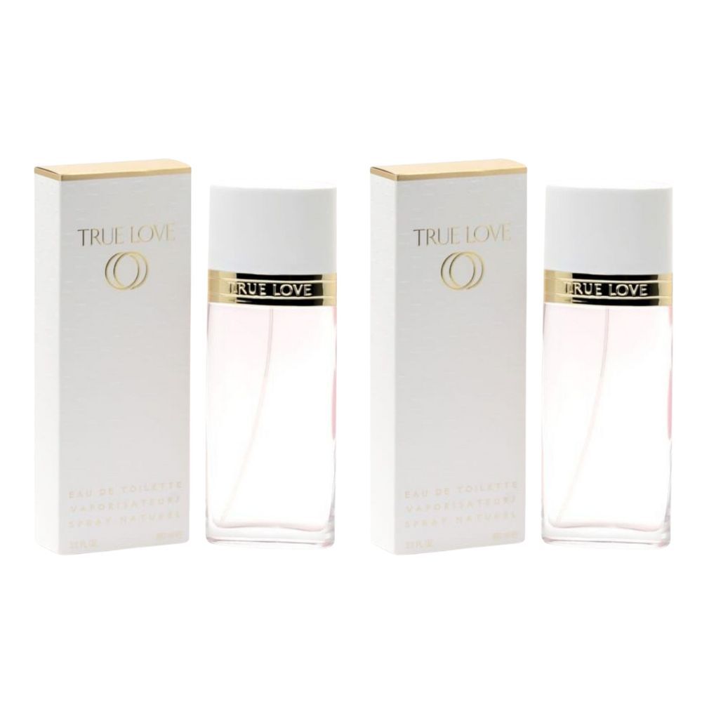 Elizabeth Arden True Love Women's Fragrance Eau de Toilett Spray 100ml EDT (2 Pack)