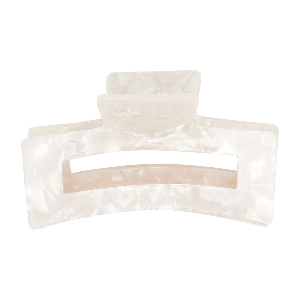 Annabel Trends Women's Tamed Hair Claw Clip Accessory 8.5 cm Pearl (2 Pack) — image 2