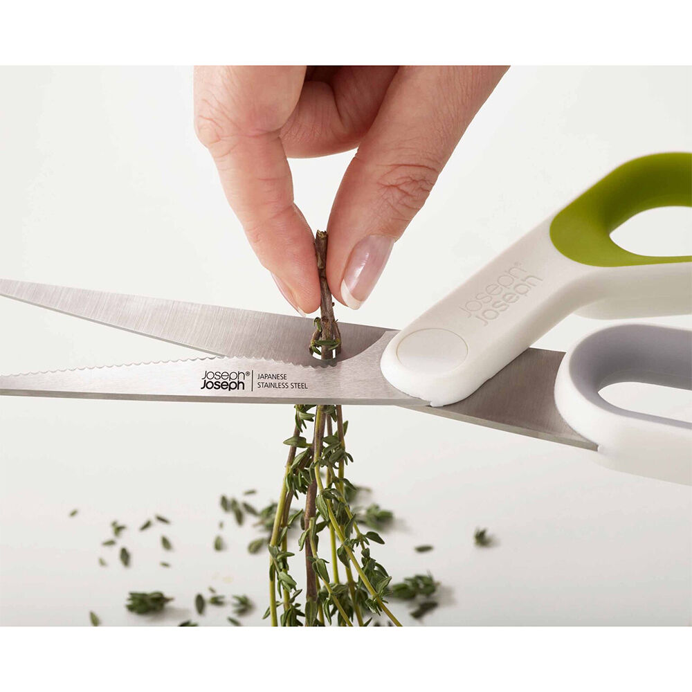 Joseph Joseph PowerGrip All-Purpose Heavy Duty Serrated Scissors Grey (2 Pack) — image 5