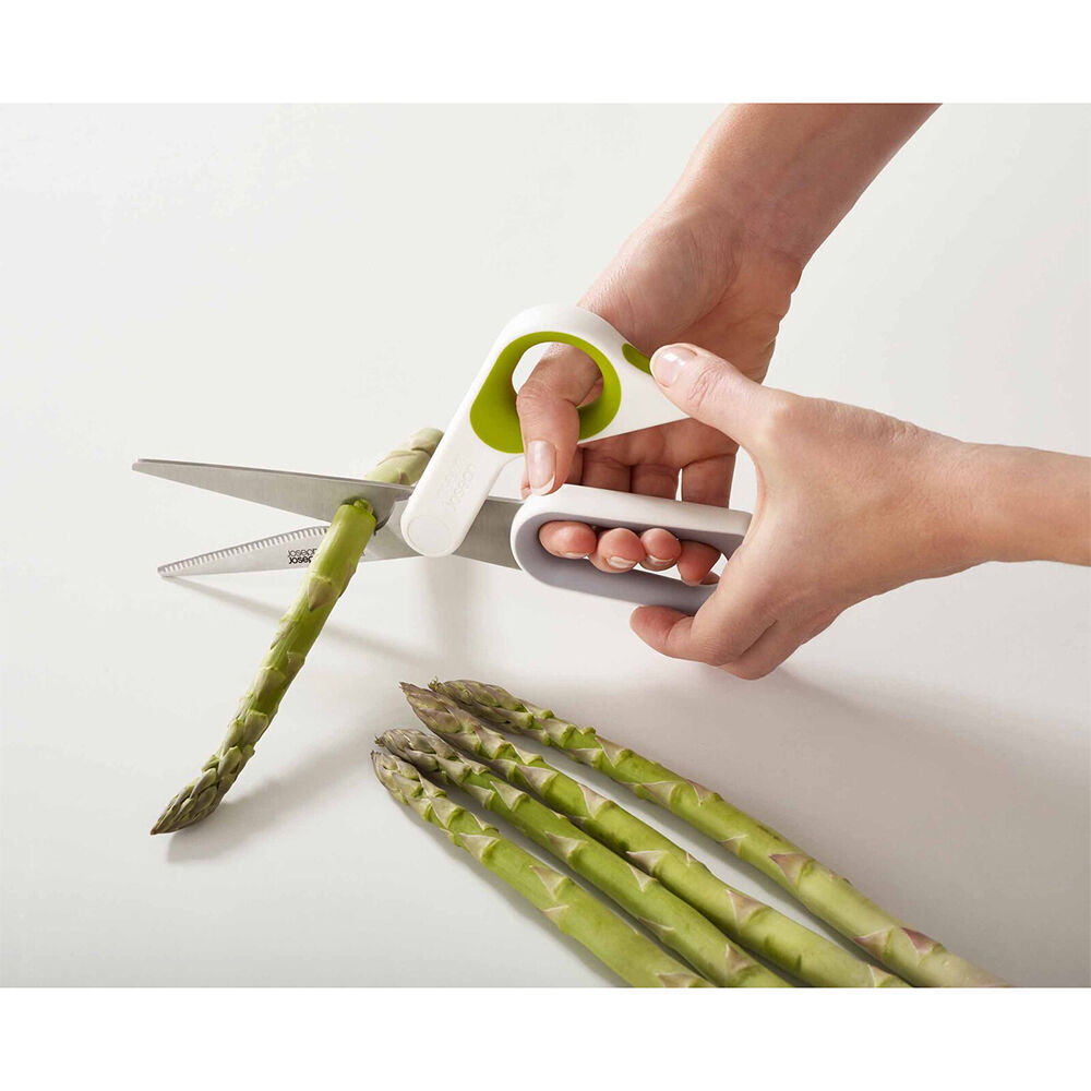 Joseph Joseph PowerGrip All-Purpose Heavy Duty Serrated Scissors Grey (2 Pack) — image 6