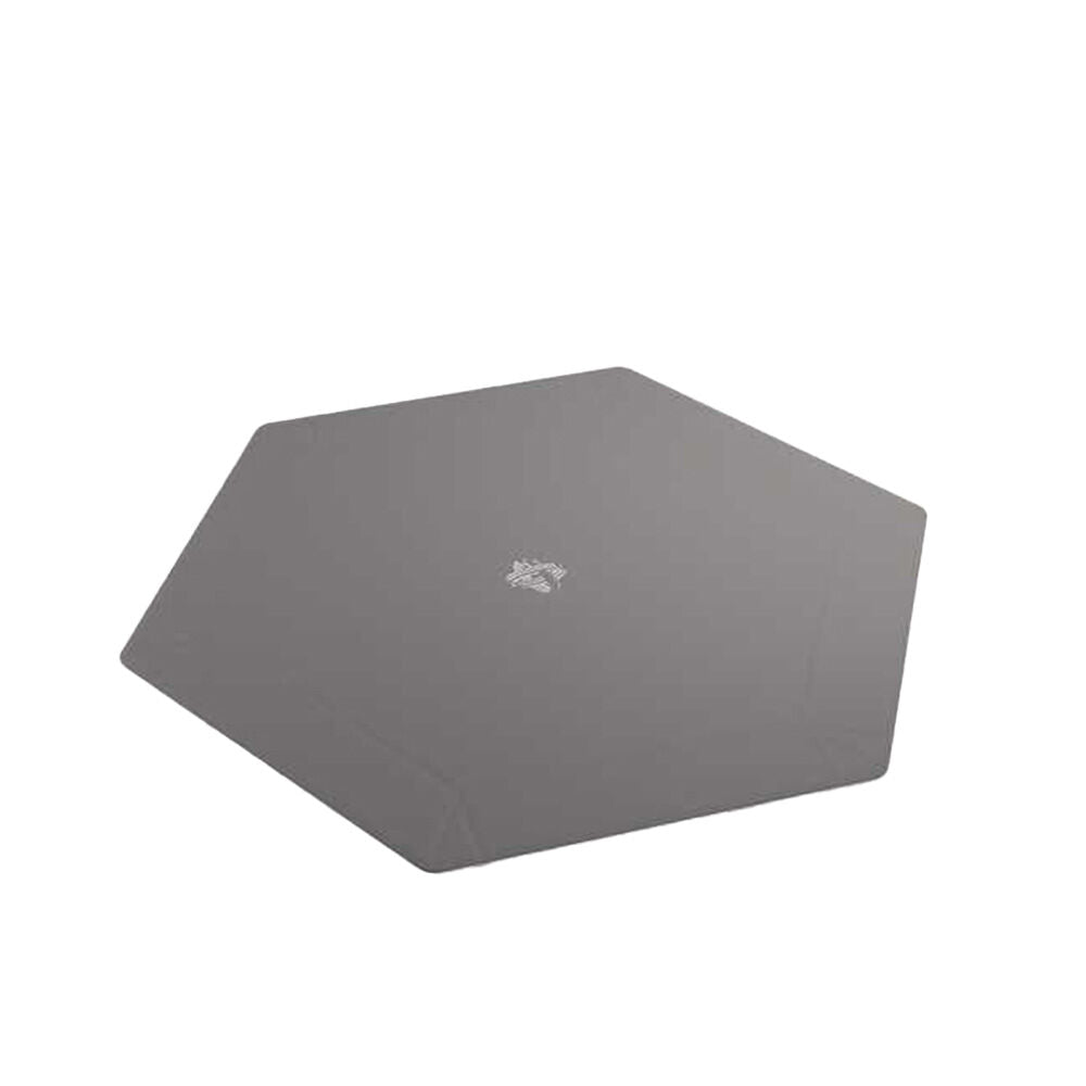Gamegenic Magnetic Dice Tray Hexagonal 353x353mm For Tabletop RPG Black/Gray (2 Pack) — image 4