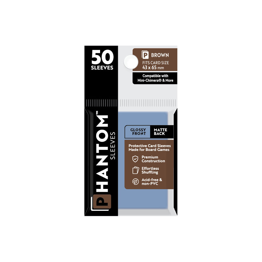 106797-50pc-phantom-sleeves-43x65mm-game-card-case-brown-gloss-matte