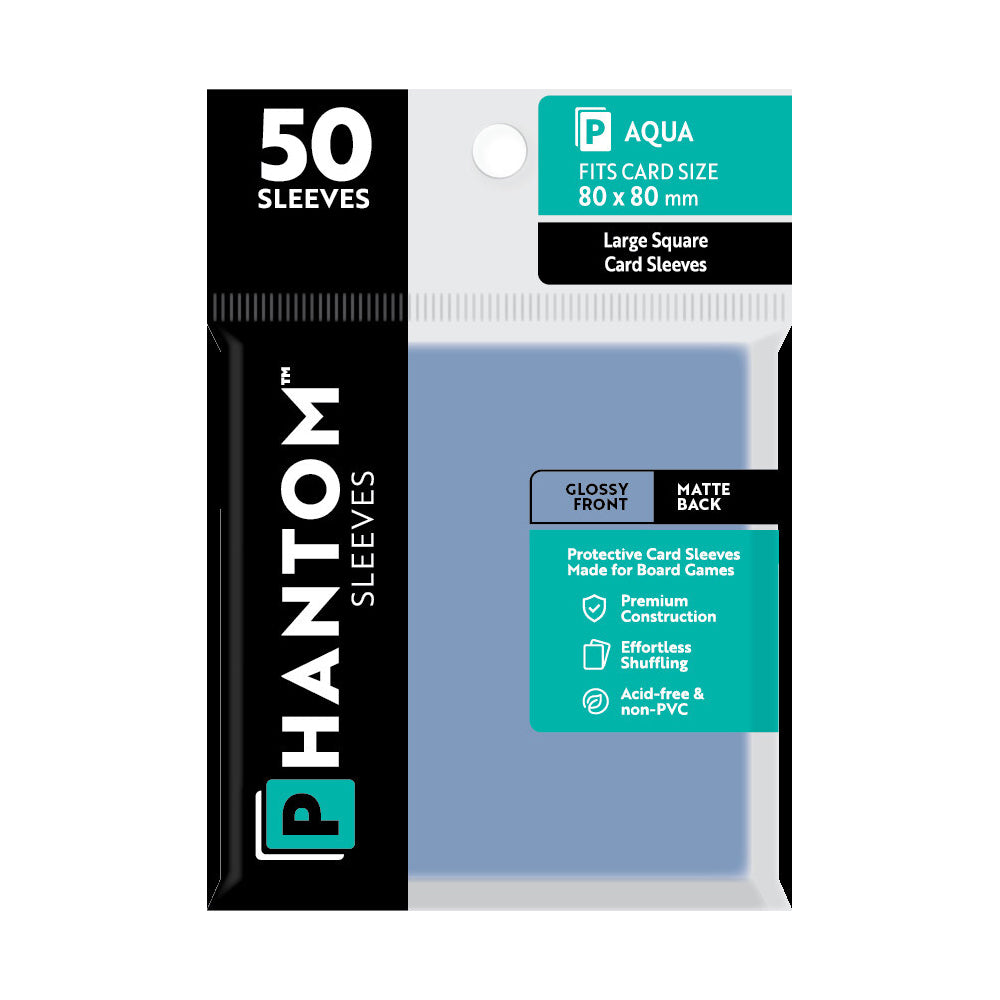 106799-50pc-phantom-sleeves-80x80mm-game-card-case-aqua-gloss-matte