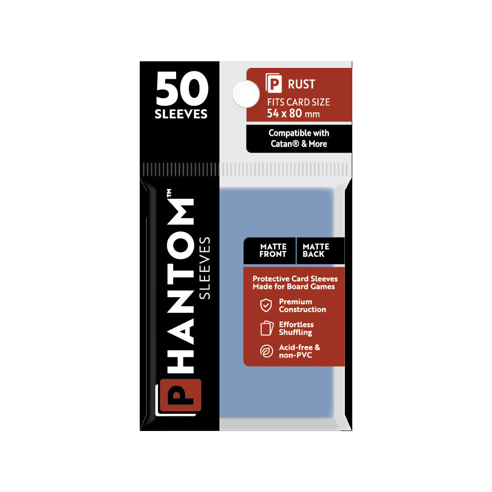 106807-50pc-phantom-sleeves-54x80mm-game-card-case-rust-matte-matte