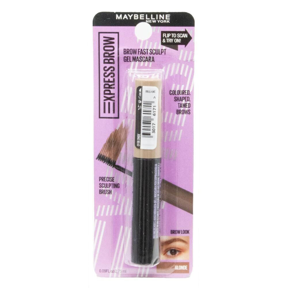 Maybelline Express Brow Fast Sculpt Gel Mascara 2.75ml Blonde Eye Makeup (3 Pack) — image 2